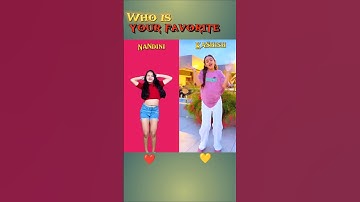 Nandini rajput vs kashish Patel dance competition#trendingshorts #dance #shorts