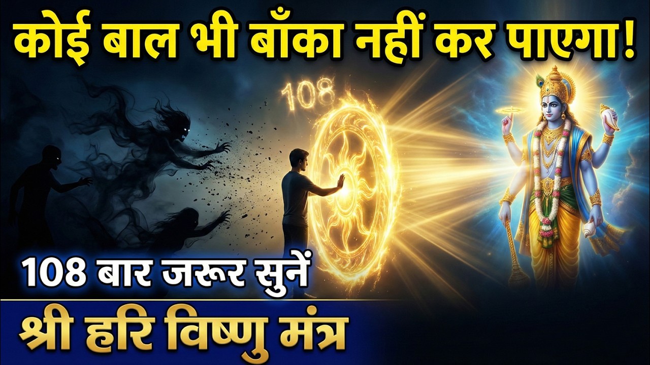 सुदर्शन चक्र जैसी सुरक्षा! 108 बार विष्णु महामंत्र को सुनने से कोई आपका बाल भी बाँका नहीं कर पाएगा