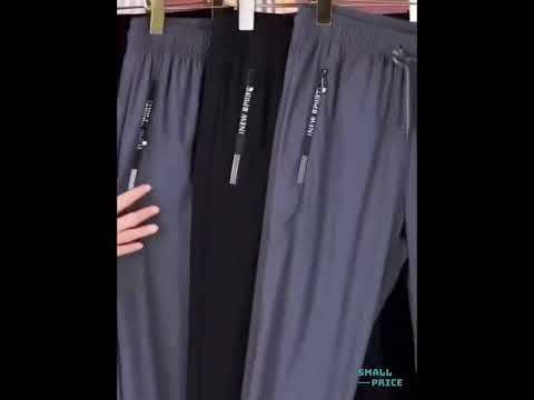 Мужские спортивные брюки VingPants, размер M-L, черные, видео 1