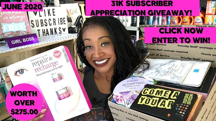 HUGE SUBSCRIBER APPRECIATION GIVEAWAY WORTH OVER $275😱 CLICK WATCH & ENTER TO WIN ❤️