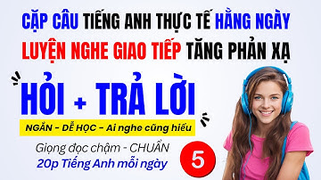 Luyện Nghe Tiếng Anh Giao Tiếp Hàng Ngày | Luyện Nghe Nói Tăng Phản Xạ Tiếng Anh Giao Tiếp Phần 5