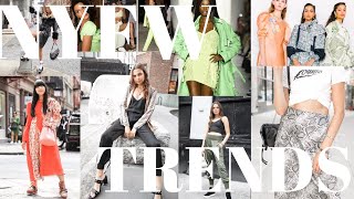 TOP FASHION WEEK TRENDS | NYFW