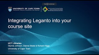 Integrating Leganto into your course site