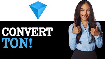 How To Convert Ton To Usdt In Tonkeeper (2025)