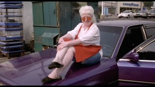 Gummo (1997) by Harmony Korine, Clip: 'Albino Woman' sitting on a car - 