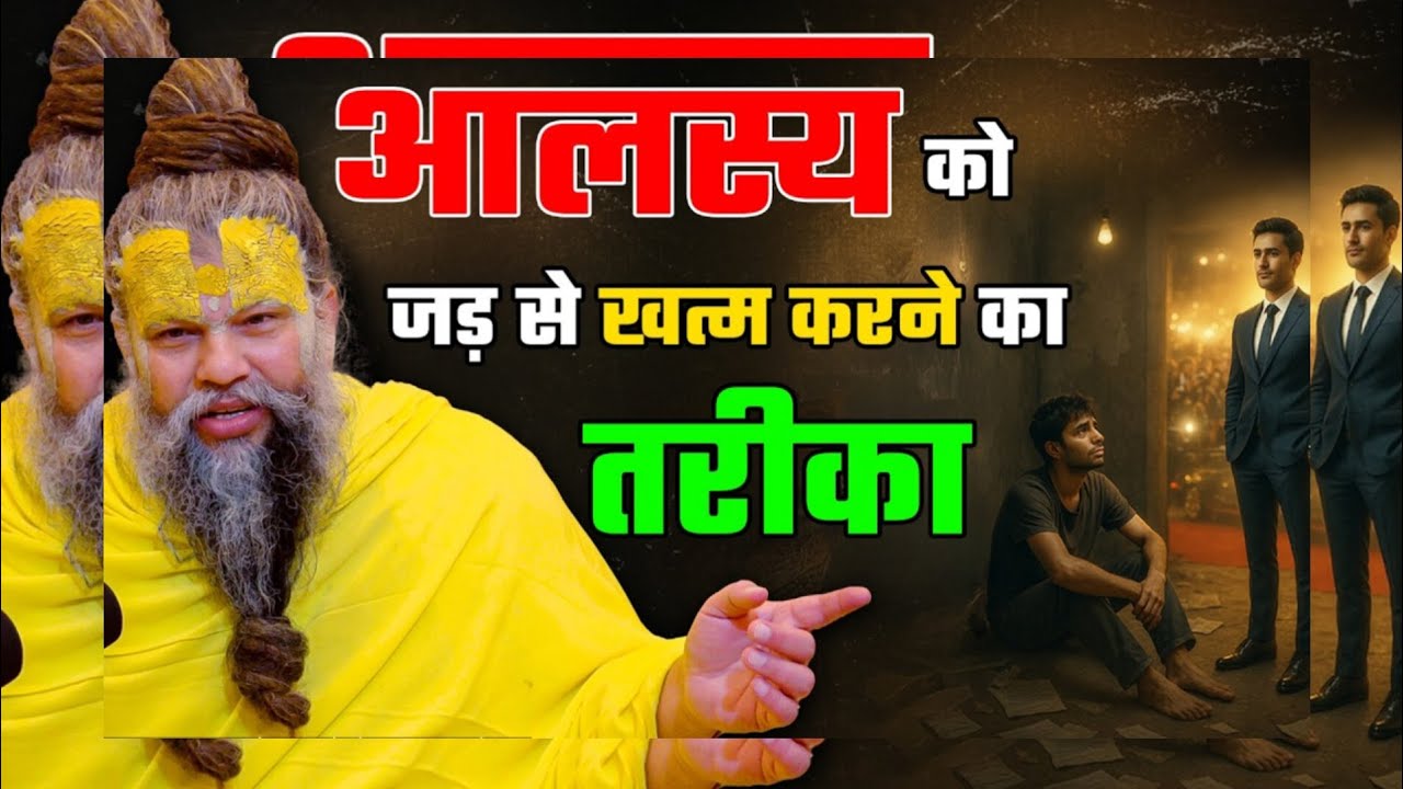 आलस्य को जड़ से खत्म करने का तरीका । Premanandniya