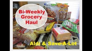 Bi-Weekly Grocery Haul Aldi Save-A-Lot