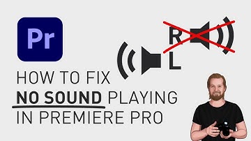 How to fix no sound playing in Premiere Pro