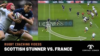 Rugby: Stunning Scotland Try vs. France
