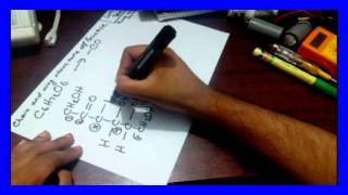 how to draw chain and ring structure of fructose