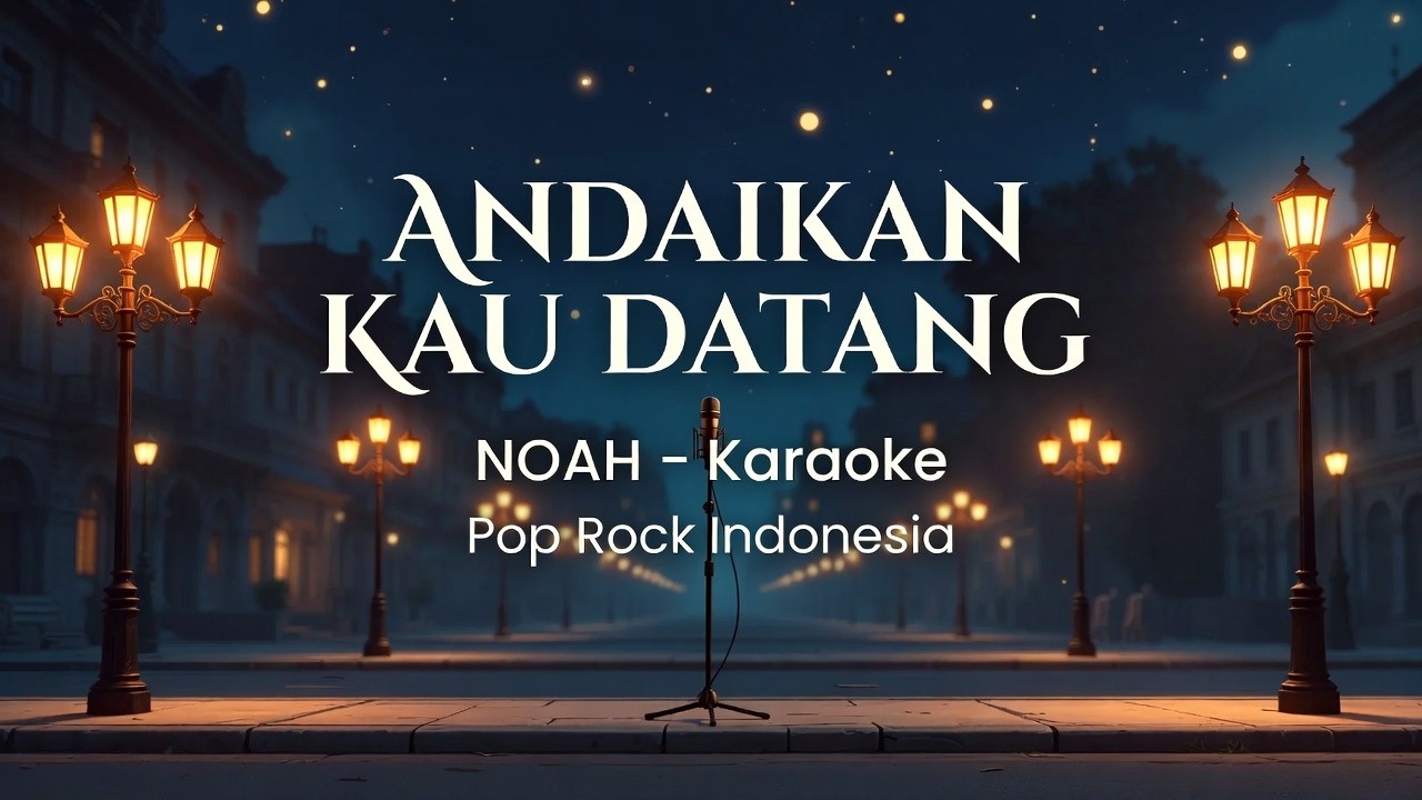 Karaoke Andaikan Kau Datang – NOAH | Lirik + Karaoke Jernih Enak Buat Nyanyi By SquidNT