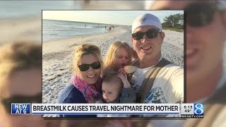 Lowell mom misses flight, blames TSA holdup over breast milk