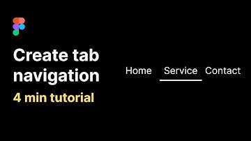 Tab navigation in Figma