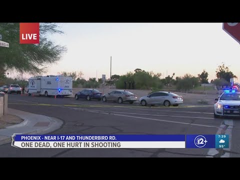 1 dead, 1 seriously injured in shooting in north Phoenix - YouTube