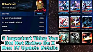 5 Important Thing You Did Not Notice On X Men 97 Update Details - Marvel Future Fight
