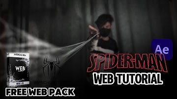 SPIDER MAN WEB EFFECT ||After effects Tutorial|| #spiderman