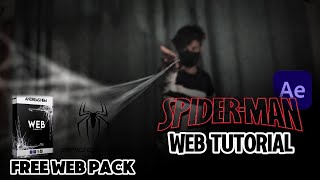 SPIDER MAN WEB EFFECT ||After effects Tutorial|| #spiderman