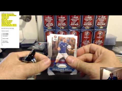 2016 PANINI EURO UEFA PRIZM, 10 CASE BREAK #165, APR 17, CASE 9 OF 10 football score