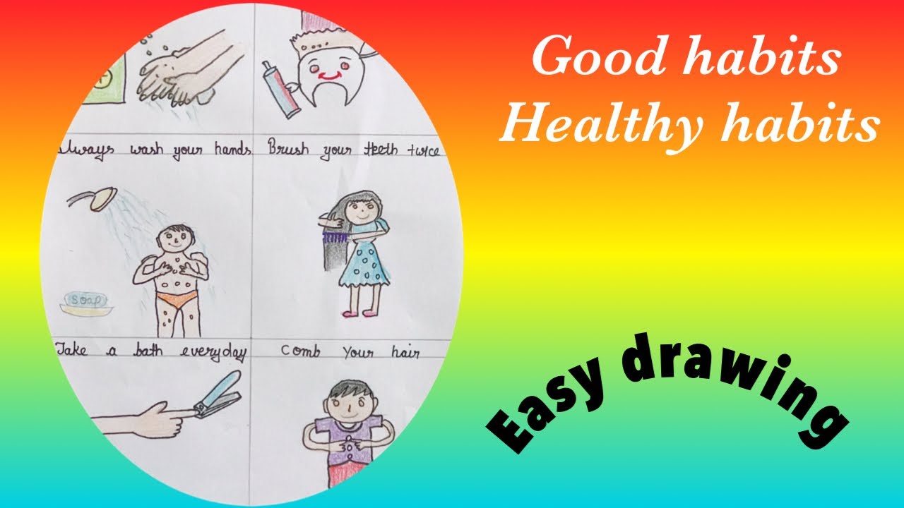 drawing good habits for kids - Clip Art Library