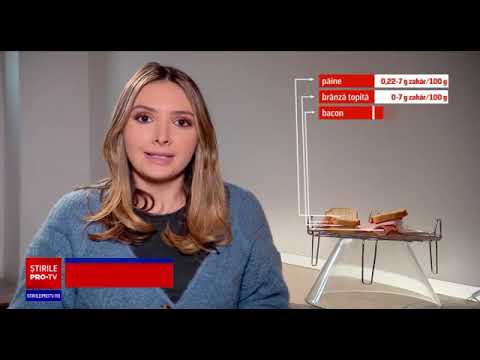 Despre zaharul din alimente pentru stirile PRO TV, dr Mihaela Posea.