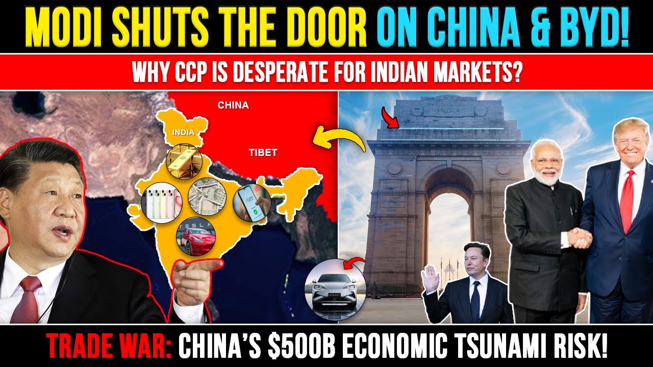 India Strikes BACK at China in Global Trade War | India Vs China ...