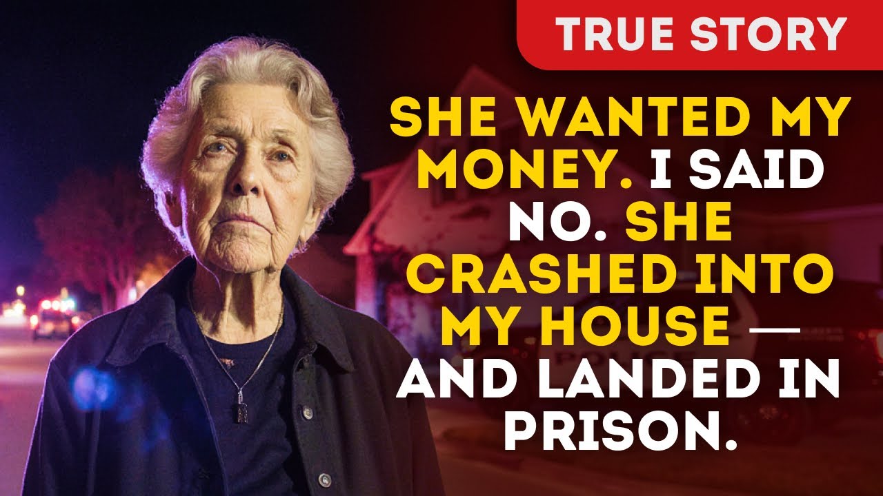 She Wanted My Money. I Said No. She Crashed Into My House — And Landed In Prison.