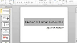 PowerPoint 2010 Move the Quick Access Toolbar