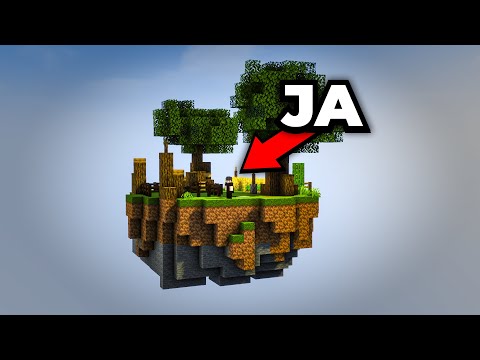 PRZEŻYŁEM 1 GODZINE NA WYSPIE W NIEBIE SKYBLOCK