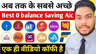 Best 0 balance Saving Account 2025 Top 10 Zero balance Saving Account Opning Online Saving Account