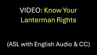 The Lanterman Act The Lanterman Act