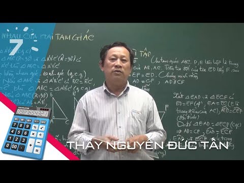Video Toán nâng cao lớp 7: Các trường hợp bằng nhau của hai... - youtube
