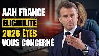 Allocation d'invalidité AAH France april 2026 : Éligibilité et montants