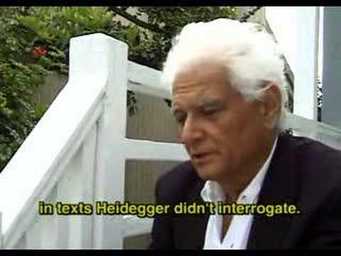 Derrida: "What Comes Before The Question?"