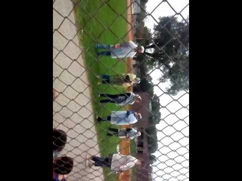 My brother at school doing silly string at the teachers