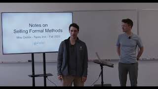 [Berkeley Seminar] Mike Dodds (Galois) | What works and doesn't selling formal methods in industry