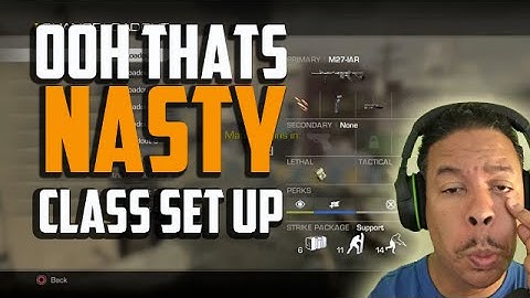 COD Ghosts:  OOH Thats Nasty Class Set Up