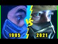 Mortal Kombat 2021 vs 1995 FULL final fight | Sub-Zero vs Scorpion & Cole Young