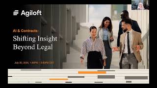 Full AI and Contracts: Shifting Insight Beyond Legal | Agiloft x SIG Webinar Update