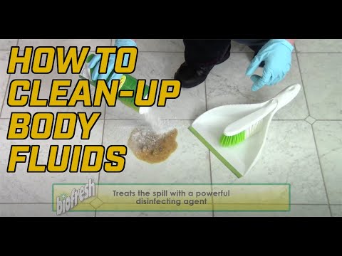 Comment nettoyer Vomit, du sang ou d'autres risques biologiques