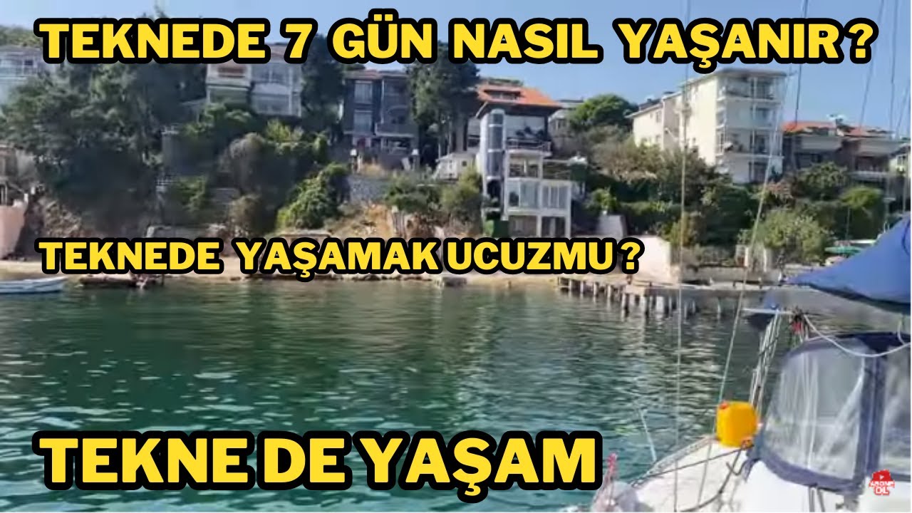 HEYBELİADA dan BURGAZADAYA SEYİR 2 TEKNEDE YAŞAMAK UCUZMU ? TEKNEDE YAŞAMIN MALİYETİ #yelkenli_tekne