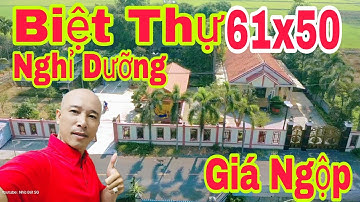 🛑Bỏ phố về quê Biệt thự vườn nghỉ dưỡng ngang 61x50 Chủ cần tiền bán gấp giá rẻ | #bietthusaigon