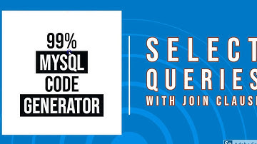 Learning MySQL SELECT Query - Super fast coding