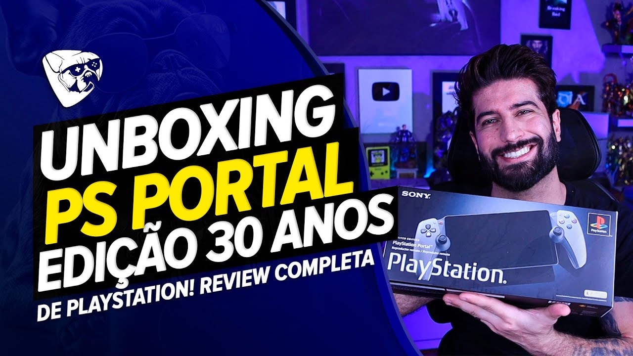 UNBOXING PS PORTAL Edição De COLECIONADOR 30 ANOS De PLAYSTATION! REVIEW COMPLETA