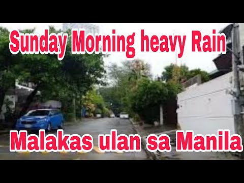 Heavy Raining Sunday Morning & Manila Philipines May 26 2024. @Sheyn5t