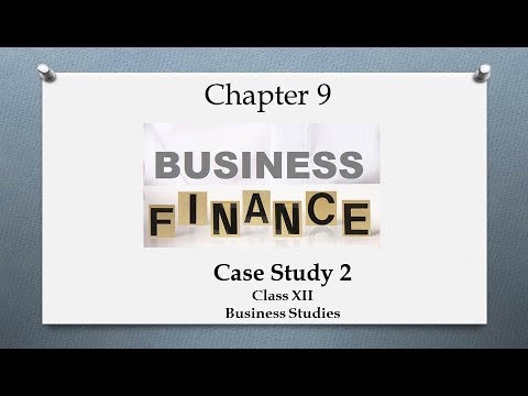 case study class 12 financial management