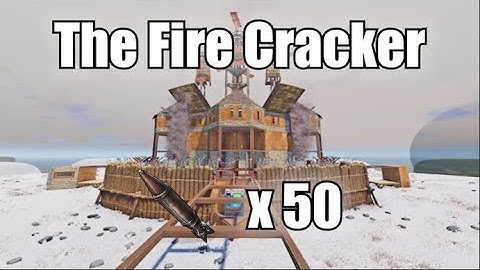 Rust - Trio/Quad Bunker Open Core - Spacious Defendable - The Fire Cracker