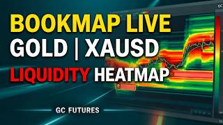 BOOKMAP LIVE | GOLD FUTURES (GC) | XAUUSD | Liquidity Heatmap & Order Flow #livetrade #bookmaplive
