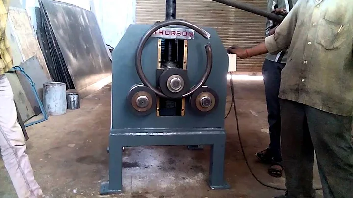 Three Roller Pipe Bending Machine - Thorson Industries