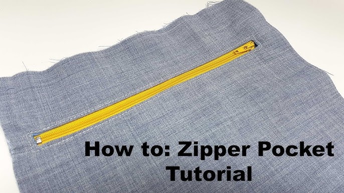 Nobody can see this invisible zipper pocket