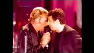 Johnny Hallyday & Patrick Bruel - L'envie - LIVE - Duo